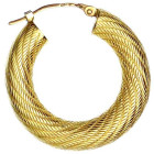 Schmuck und Accessoires aus Gold

Ohrringe und Ohrgehänge

Einzelner Ohhring, Gelbgold 750/1000. Durchmesser 24 mm. 1,68 g