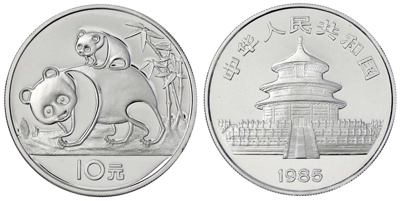 CHINA und Südostasien

China

Volksrepublik, seit 1949

10 Yuan Panda 1985...