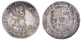 Römisch Deutsches Reich

Haus Habsburg

Erzherzog Ferdinand II., 1564-1595

Reichstaler o.J. Hall. Harnisch mit Rankenschild verziert. Zepter ze...