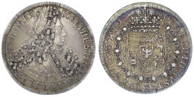 Römisch Deutsches Reich

Haus Habsburg

Josef I., 1705-1711

Reichstaler 1707, Hall. 28,20 g. gutes sehr schön, schöne Tönung. Herinek 130. Dave...