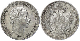 Römisch Deutsches Reich

Haus Habsburg

Franz Joseph I., 1848-1916

Vereinstaler 1861 V, Venedig. sehr schön. Herinek 471.