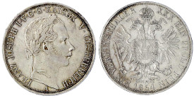 Römisch Deutsches Reich

Haus Habsburg

Franz Joseph I., 1848-1916

Vereinstaler 1864 A. sehr schön. Herinek 450.