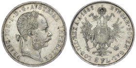 Römisch Deutsches Reich

Haus Habsburg

Franz Joseph I., 1848-1916

Doppelgulden 1886. vorzüglich, Randfehler. Herinek 515. Jaeger/Jaeckel 343. ...