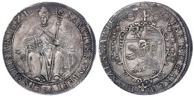 Römisch Deutsches Reich

Salzburg

Paris von Lodron, 1619-1653

Reichstaler 1621. Sitzender St. Rudpertus. 28,32 g. sehr schön/vorzüglich, schön...