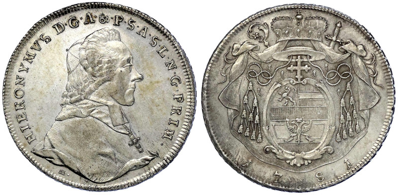 Römisch Deutsches Reich

Salzburg

Hieronymus Graf Colloredo, 1772-1803

K...