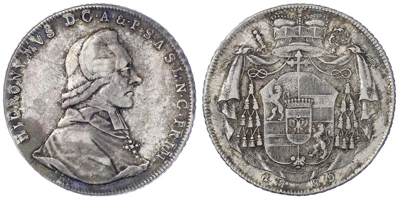 Römisch Deutsches Reich

Salzburg

Hieronymus Graf Colloredo, 1772-1803

K...