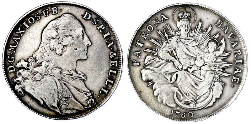 Altdeutsche Münzen und Medaillen

Bayern

Maximilian III. Joseph, 1745-1777...