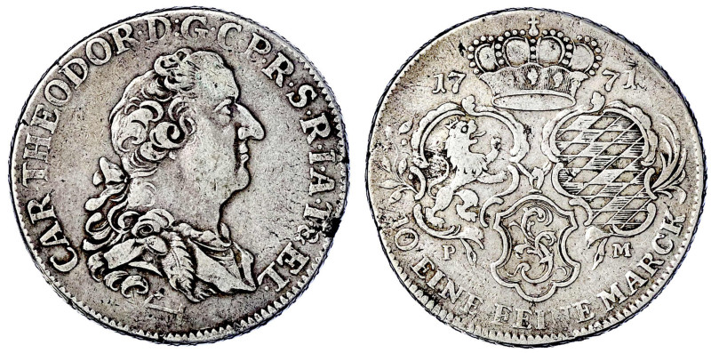 Altdeutsche Münzen und Medaillen

Jülich/-Berg

Karl Theodor, 1742-1799

K...