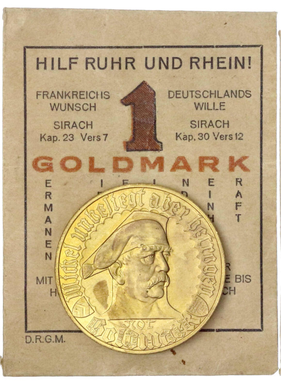 Notmünzen/Wertmarken, deutschsprachig

Bielefeld

3 X Not-Goldmark 1923. In ...