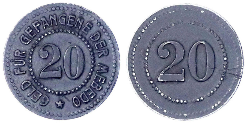 Notmünzen/Wertmarken, deutschsprachig

Varna (Bulgarien)

20 Pfennig Zinkmar...