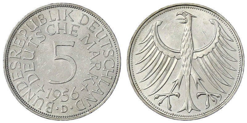 Münzen der Bundesrepublik Deutschland

Kursmünzen

5 Deutsche Mark Silber 19...