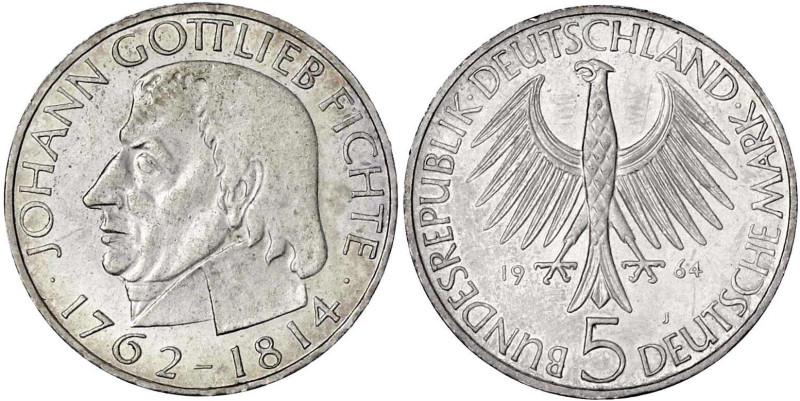 Münzen der Bundesrepublik Deutschland

Gedenkmünzen

5 Deutsche Mark, Silber...