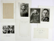 Militaria

Sonstige militär. Gegenstände

Kl. Sammlung Ritterkreuzträger: Autographen von Rudolf Denninger (1911-1945, Oberleutnant, maßgeblich be...