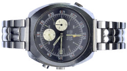 Varia

Uhren

Armbanduhren

Herrenarmbanduhr ALPINA COMPETITION AUTOMATIC SEA-STRONG, Baujahr ca. 1974 mit Stahlarmband. Glas kl. Kratzer, Werk ...