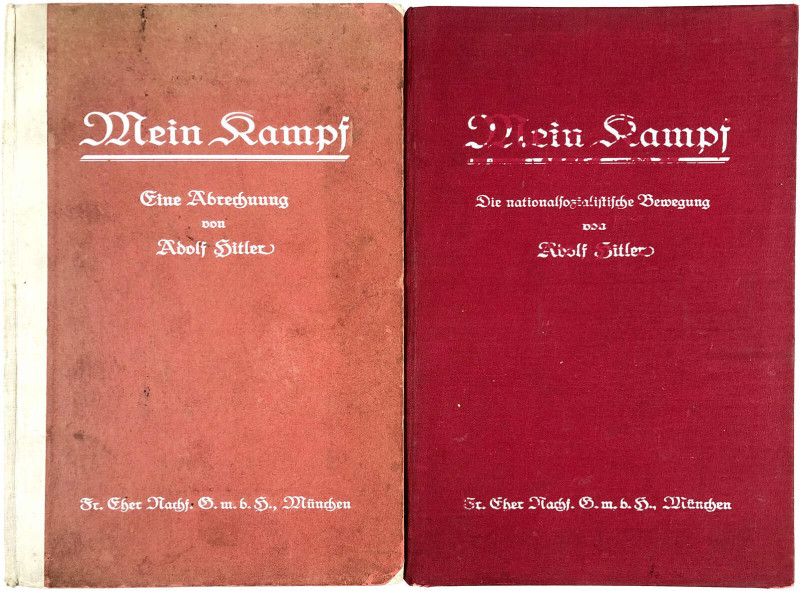 Literatur

Drittes Reich, 1933-1945

Hitler, Adolf. Mein Kampf, Erstausgabe ...