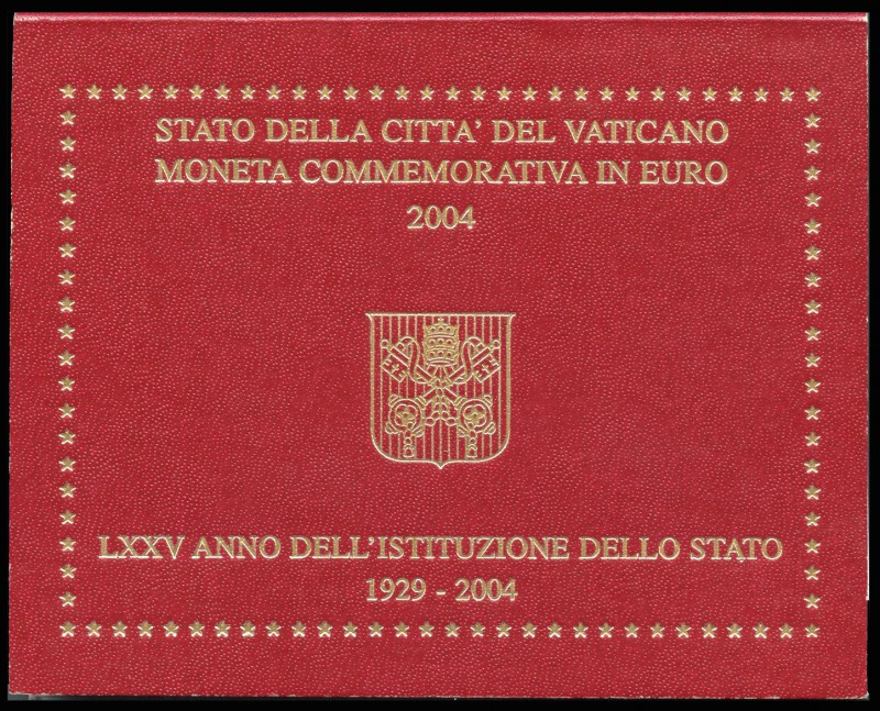 Vaticano. 2 euros. 2004. 75º Aniversario de la Fundación del Estado Vaticano. SC...