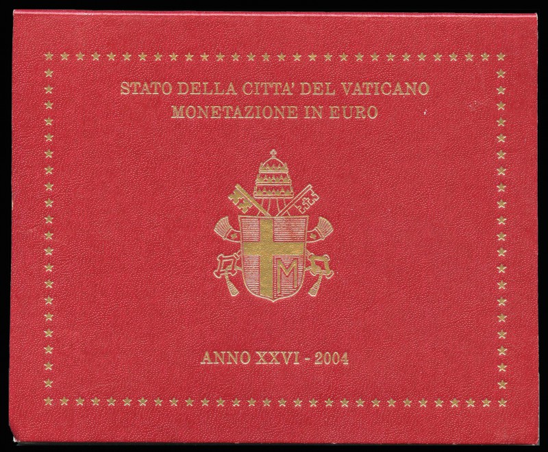 Vaticano. 2004. (Km-MS110). Serie de 8 valores de euro. SC. Est...100,00.