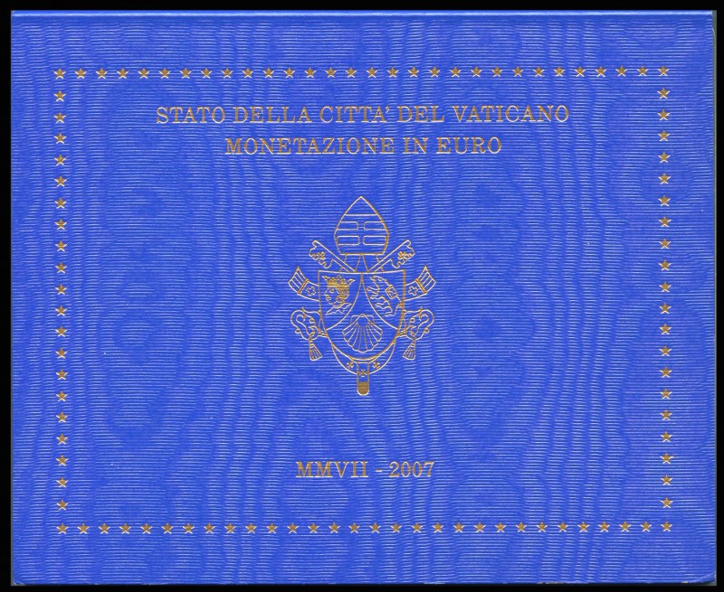 Vaticano. 2007. (Km-114). Serie de 8 valores de euro. SC. Est...65,00.