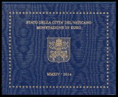 Vaticano. 2014. (Km-MS121). Serie de 8 valores de euro. SC. Est...45,00.