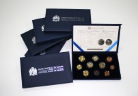 World Coins. Lote de 10 proof sets de Malta y Bélgica, series de euro 1999, 2000, 2001, 2008, 2011, 2012, 2013, 2014 (2), 2015. A EXAMINAR. PROOF. Est...