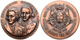 Medalla. 1979. 188,67 g. Exposición Filatelica de Santa Cruz de Tenerife. 60 mm. SC-. Est...20,00.