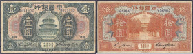 Banknoten

Ausland

China

Bank of China, 1 u. 10 Dollars 1918 AMOY-FUKIEN. III. Pick 51a, 53a.