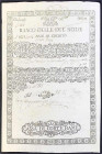 Banknoten

Ausland

Italien-Neapel

Kreditschein der Banco delle due Sicilie 1808. Cassa di corte Rame. III, in der Falte eingerissen