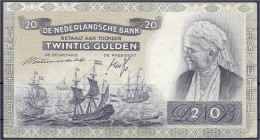 Banknoten

Ausland

Niederlande

20 Gulden 19.3.1941. I- bis II+ Pick 54.