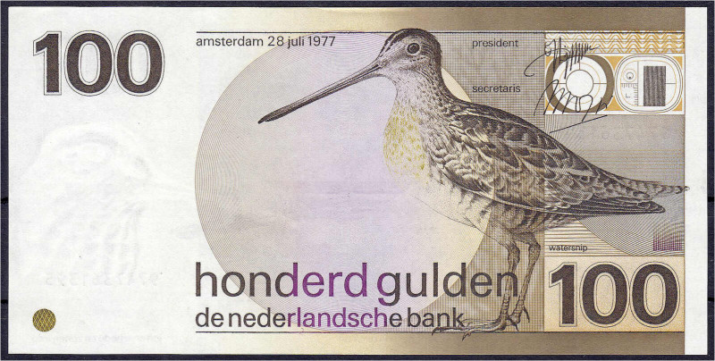 Banknoten

Ausland

Niederlande

100 Gulden 28.7.1977. I- Pick 97a.