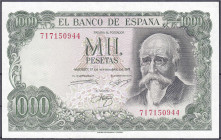 Banknoten

Ausland

Spanien

1000 Pesetas 17.9.1971. I. Pick 87b.