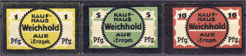 Banknoten

Deutsches Notgeld und KGL

Aue Erzgebirge (Sachsen)

Kaufhaus W...