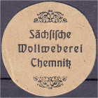 Banknoten

Deutsches Notgeld und KGL

Chemnitz (Sachsen)

Sächsische Wollweberei Chemnitz, 20 Pfg. o.D. II. Bühn 0704.2.