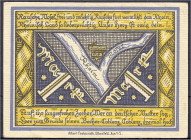 Banknoten

Deutsches Notgeld und KGL

Coblenz (Rheinland)

Männergesangsverein “Liedertafel“, 1 Mark o.D. Gültig bis 1.4.1924, ohne Wz. I-, sehr...