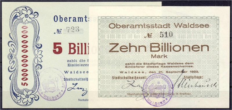 Banknoten

Deutsches Notgeld und KGL

Waldsee (Württemberg)

Oberamtsstadt...