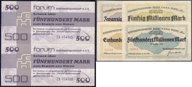 Banknoten

Lots

Deutschland

14 Scheine: Forum Außenhandelsgesellschaft m...