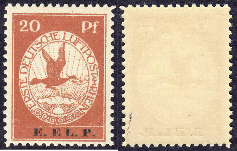 Briefmarken

Deutschland

Deutsches Reich

20 Pf. Flugpostmarke 1912, saub...