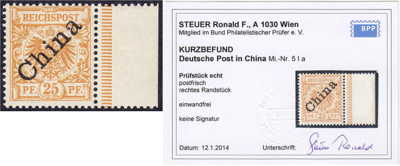 Briefmarken

Deutschland

Deutsche Kolonien

Deutsche Post in China

25 ...