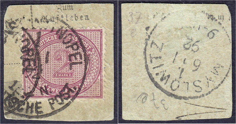 Briefmarken

Deutschland

Deutsche Kolonien

Deutsche Post in der Türkei, ...