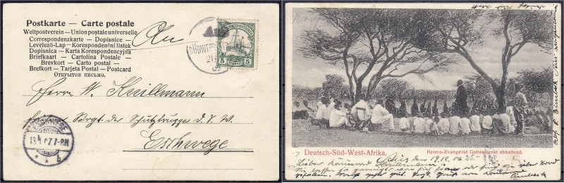 Briefmarken

Deutschland

Deutsche Kolonien

Deutsch-Südwestafrika

AUS,...