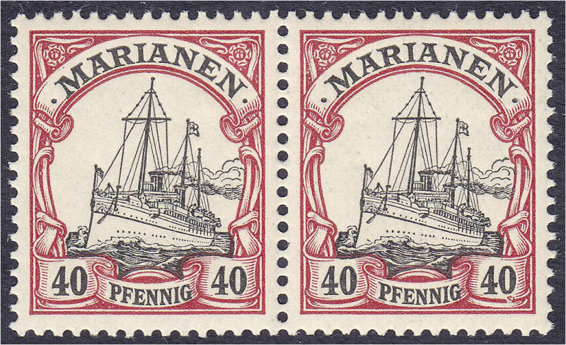 Briefmarken

Deutschland

Deutsche Kolonien

Marianen

40 Pf. dunkelrötl...