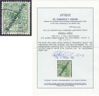 Briefmarken

Deutschland

Deutsche Kolonien

Marshall-Inseln

5 Pf. Krone/Adler (sog. Berliner Ausgabe) 1899, sauber gestempelt. Fotoattest Dr...