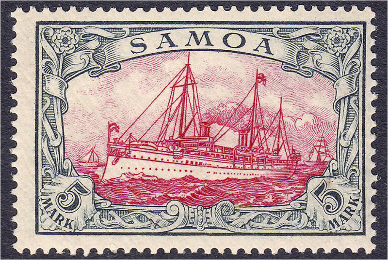 Briefmarken

Deutschland

Deutsche Kolonien

Samoa

5 M. Freimarke 1900/...