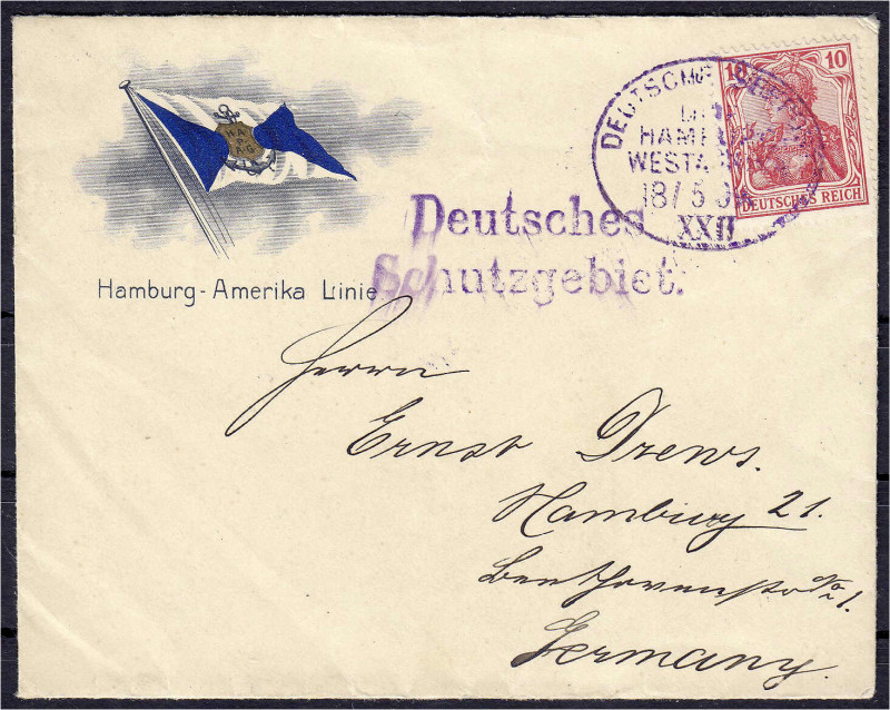 Briefmarken

Deutschland

Deutsche Kolonien

Marine Schiffspost

,,Linie...