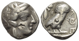 Imitationen griechischer Münzen.


Nachahmung einer Prägung Athens (Attika).

Tetradrachme (Silber), ungesicherte levantinische Münzstätte (?), c...