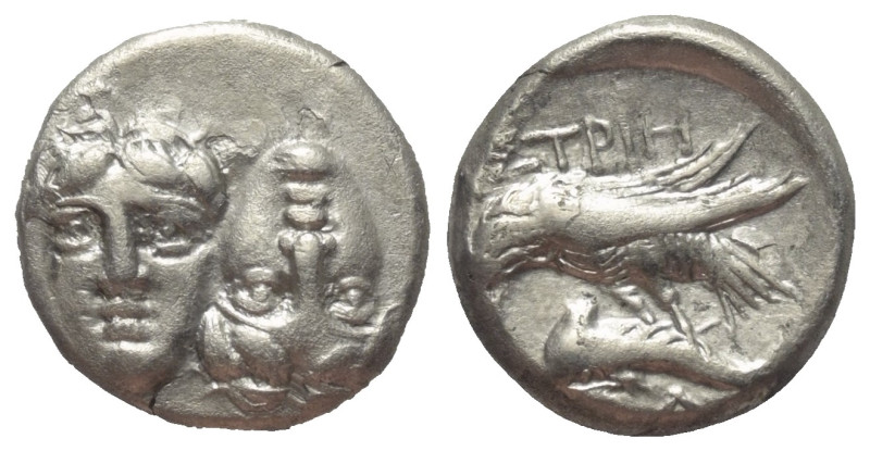 Moesia Inferior. Istros.

 Drachme (Silber). Ca. 313 - 280 v. Chr.
Vs: Zwei j...