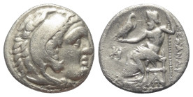 Königreich Makedonien. Alexander III. der Große (336 - 323 v. Chr.).

 Drachme (Silber). Ca. 310 - 301 v. Chr. Teos.
Vs: Kopf des jugendlichen Hera...