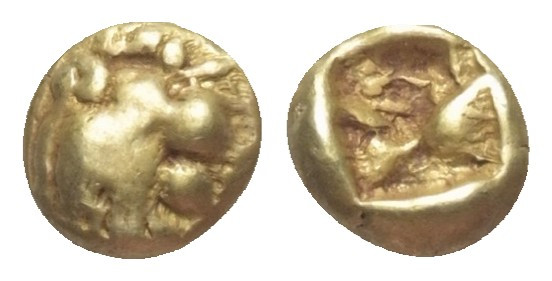 Königreich Lydien. Alyattes - Kroisos (605 - 540 v. Chr.).

 1/12 Stater bzw. ...