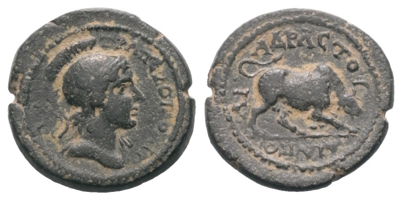 Karien. Trapezopolis. Pseudo-autonome Prägung.

 Bronze. 2. Jhdt. n. Chr. (Zei...