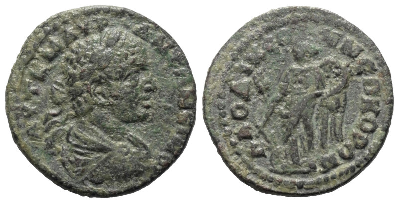 Phrygien. Laodikea am Lykos. Caracalla (197 - 217 n. Chr.).

 Bronze.
Vs: Büs...