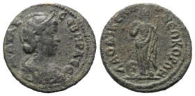 Phrygien. Laodikea am Lykos. Otacilia Severa (Kaiserin 244 - 249 n. Chr.).

 Bronze.
Vs: Drapierte Büste der Otacilia Severa mit Diadem rechts.
Rs...
